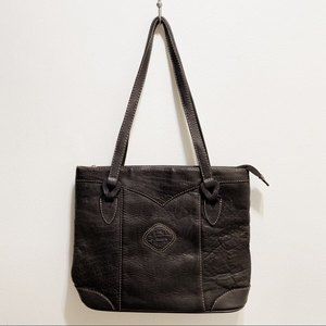 D’Luciano Moda Mexico Brown Leather Tote Shoulder Bag